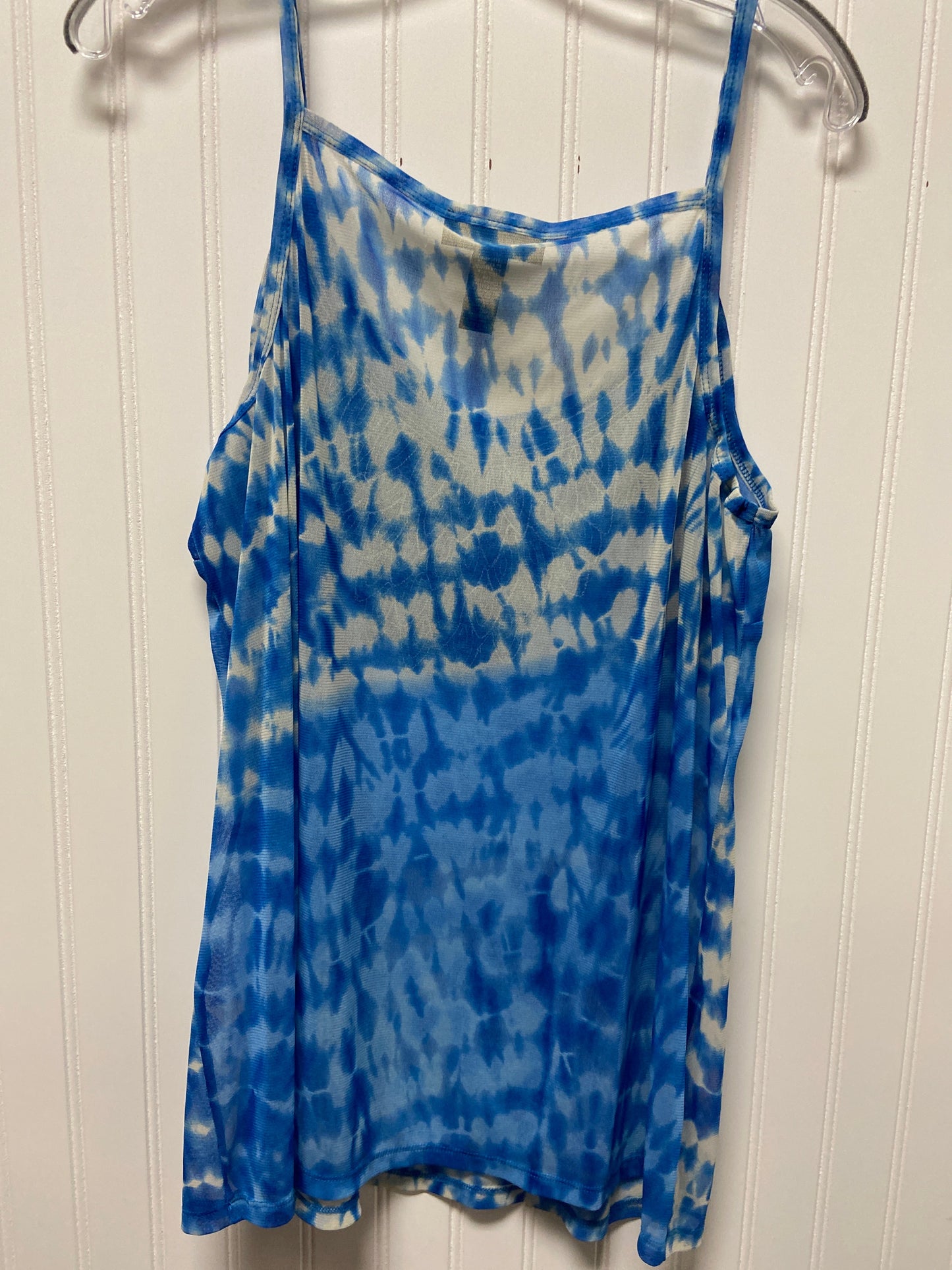 Blue & White Swimwear Cover-up Inc, Size 1x