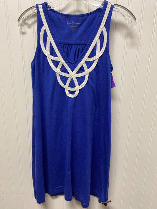 Blue Dress Designer Lilly Pulitzer, Size Xs