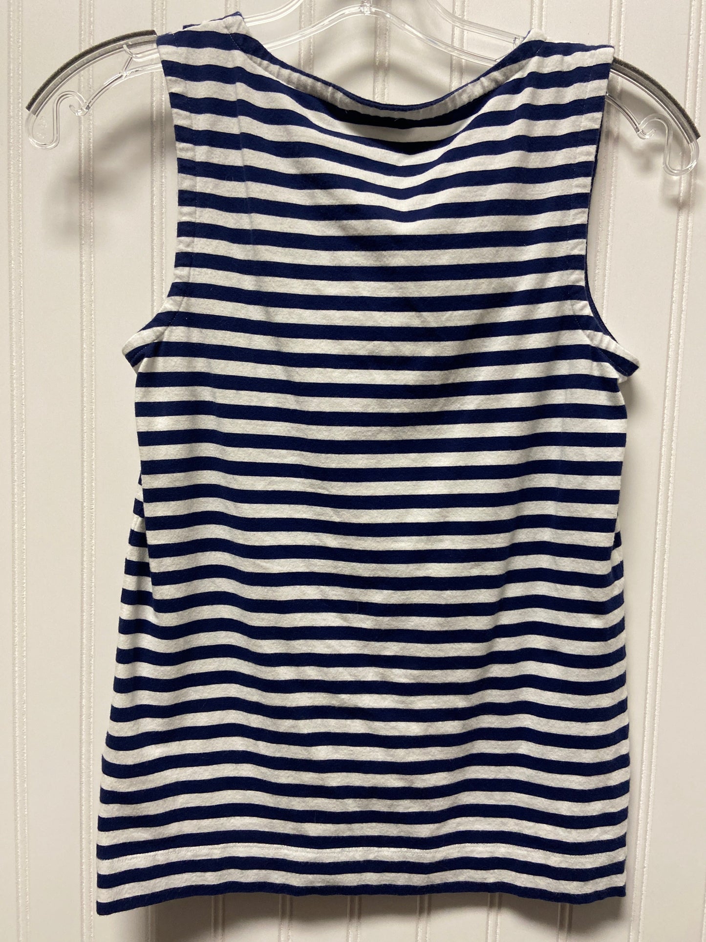 Blue & White Top Sleeveless Designer Kate Spade, Size S