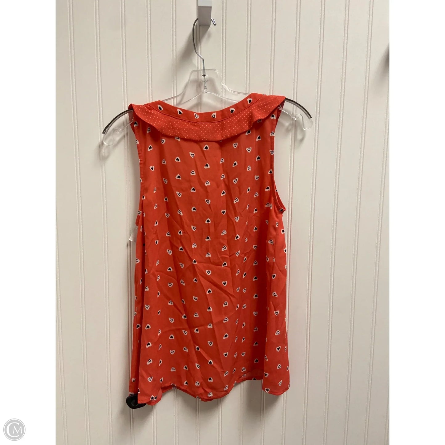 Top Sleeveless By Disney Store In Coral, Size: S