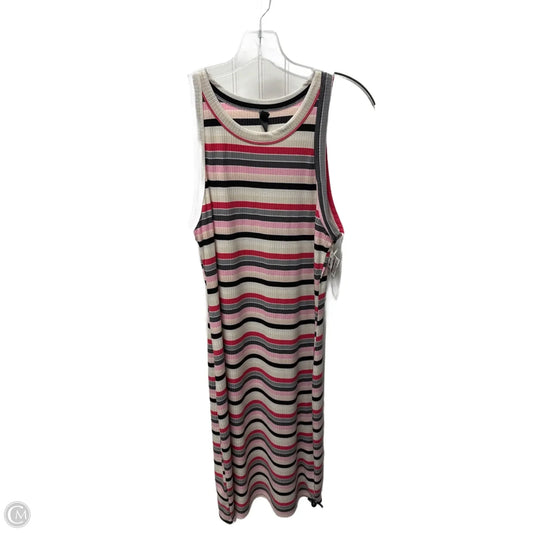 Dress Casual Maxi By Alya In Striped Pattern, Size: L