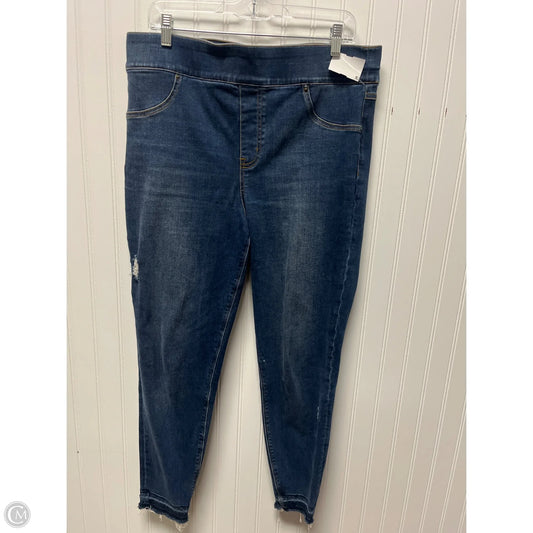 Jeans Jeggings By Spanx In Blue Denim, Size: 1x