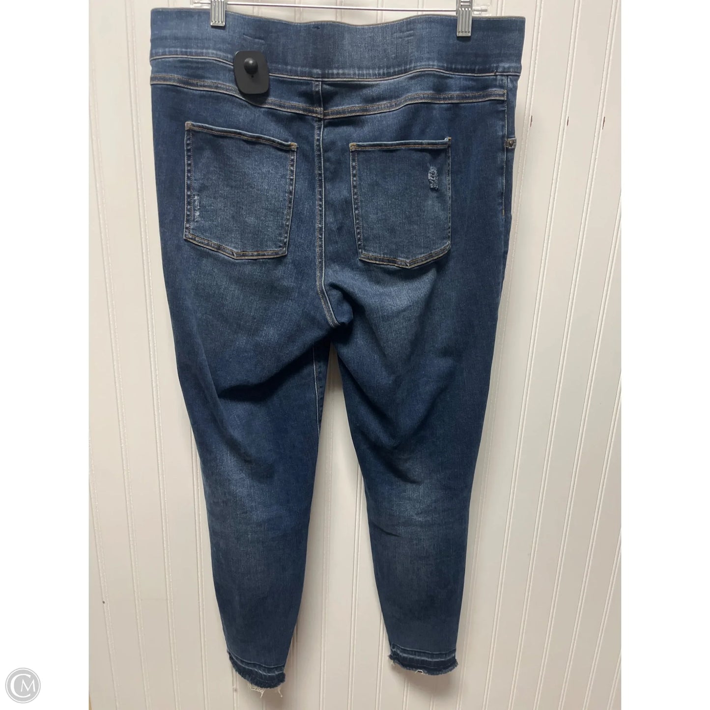 Jeans Jeggings By Spanx In Blue Denim, Size: 1x