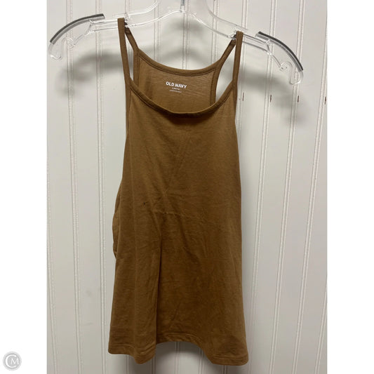 Top Sleeveless Basic By Old Navy In Brown, Size: Sp