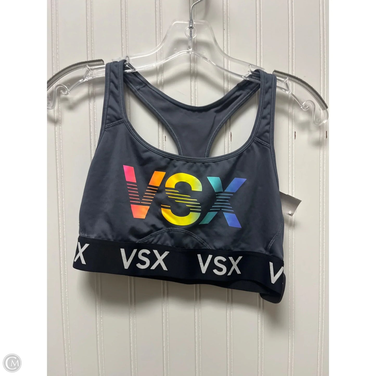 Athletic Bra By Victorias Secret In Grey, Size: M