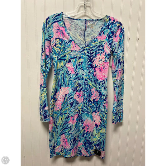 Dress Designer By Lilly Pulitzer In Tropical Print, Size: Xxs