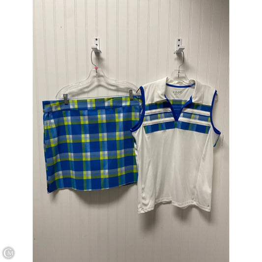 Athletic Shorts 2pc By Izod In Checkered Pattern, Size: L