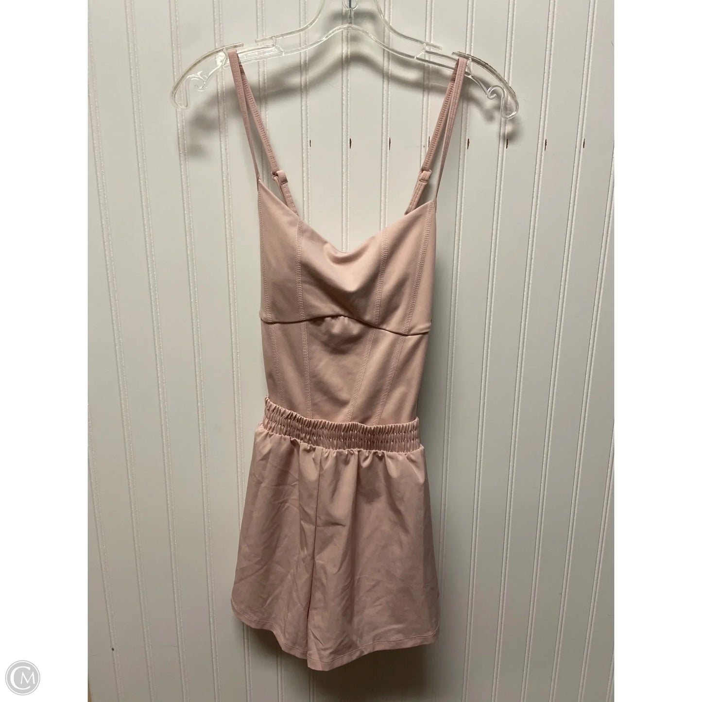 Athletic Shorts By Pink In Pink, Size: L