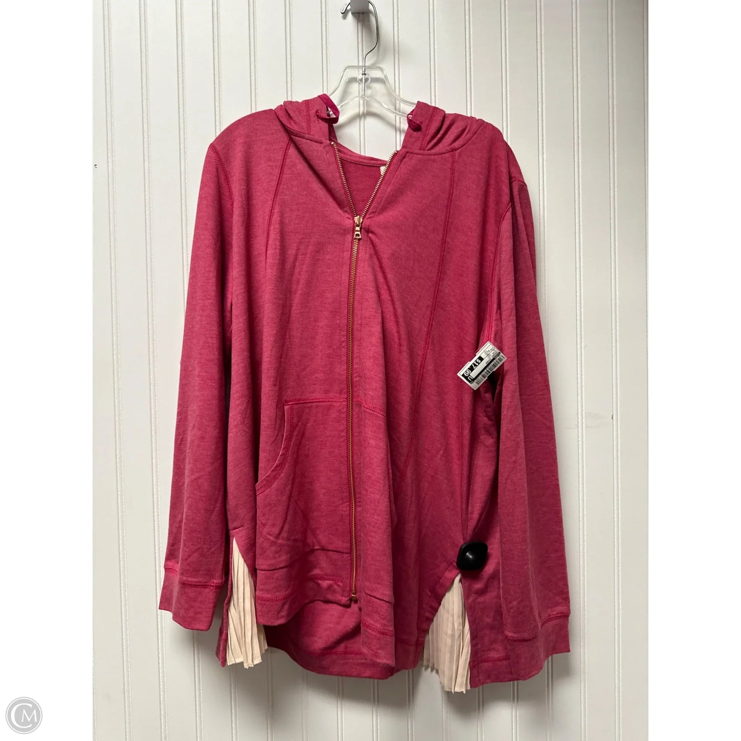 Jacket Other By Logo In Pink, Size: Xl