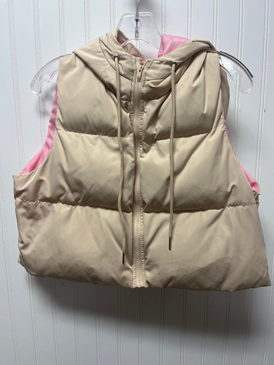 Vest Puffer & Quilted By Shein In Cream, Size: S