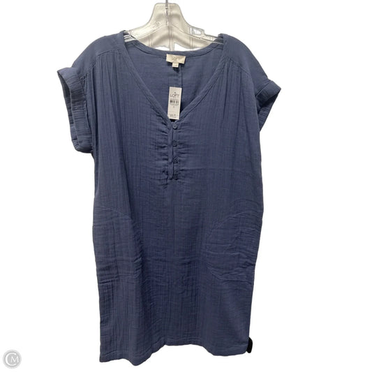 Dress Casual Midi By Loft In Blue, Size: S