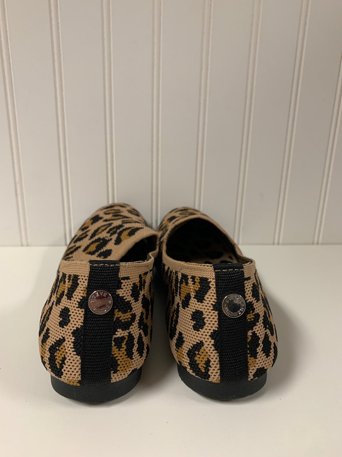 Animal Print Shoes Flats Steve Madden, Size 8