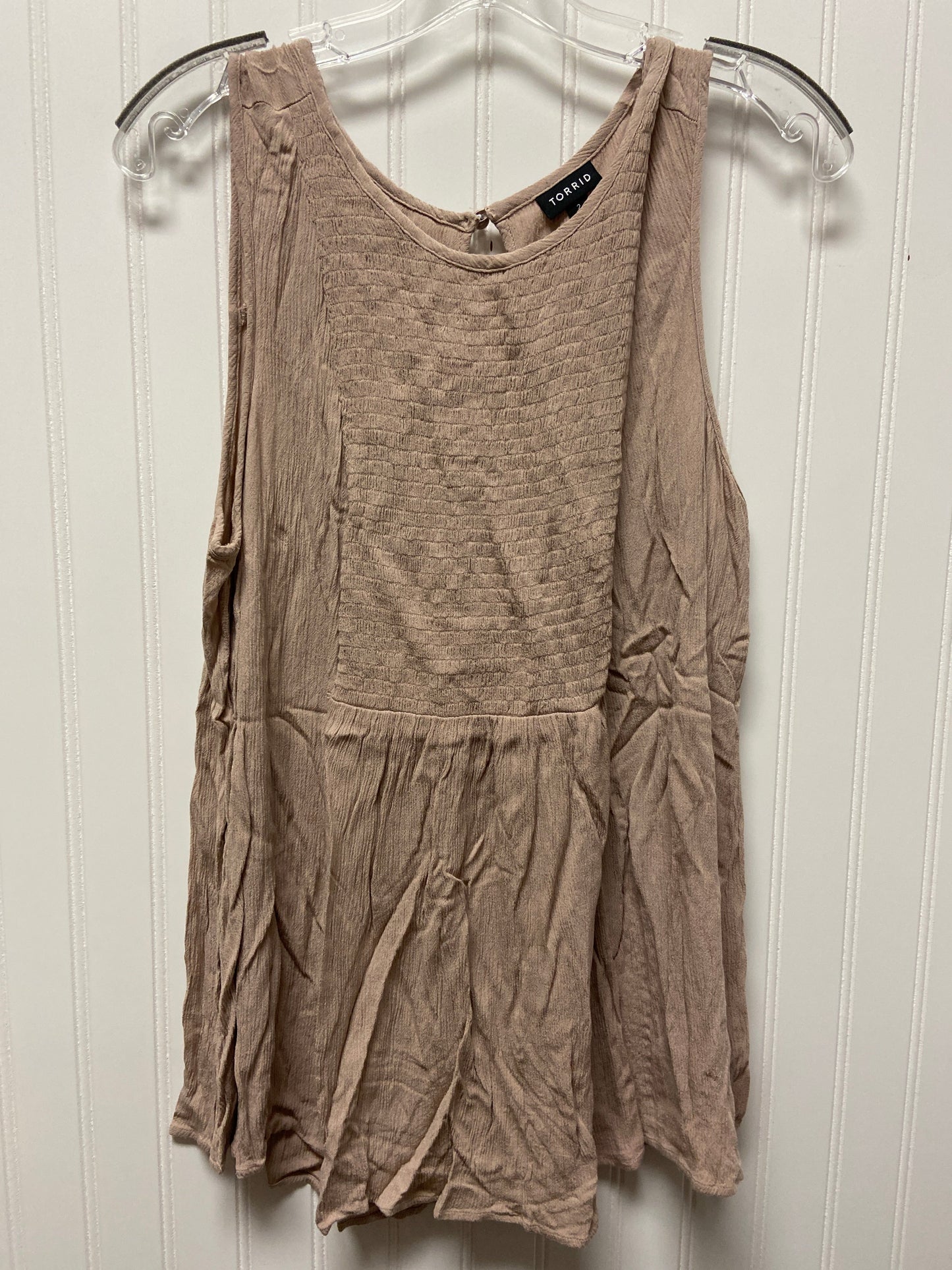 Mauve Top Sleeveless Torrid, Size 2x