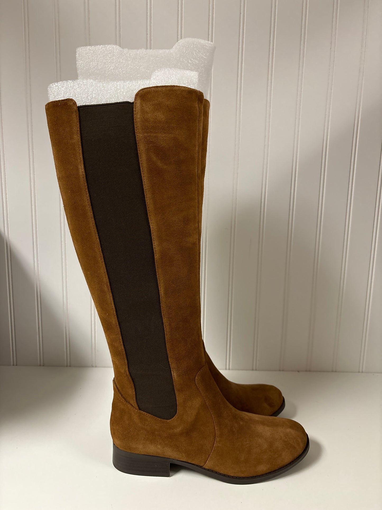 Brown Boots Knee Flats Jessica Simpson, Size 7