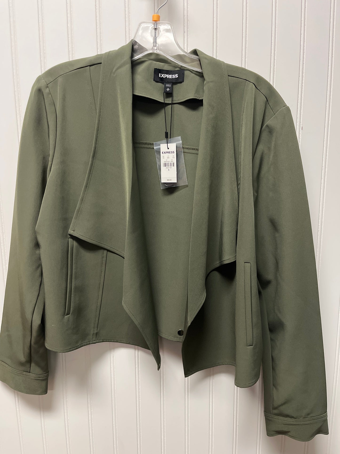 Blazer By Express In Green, Size: Petite   Small