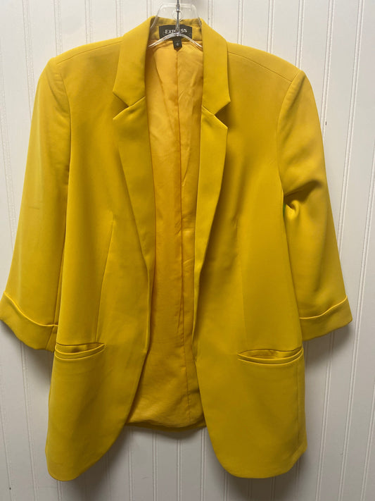 Blazer By Express In Mustard, Size: M