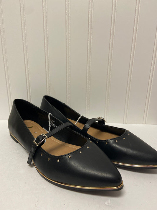 Black Shoes Flats Report, Size 9.5
