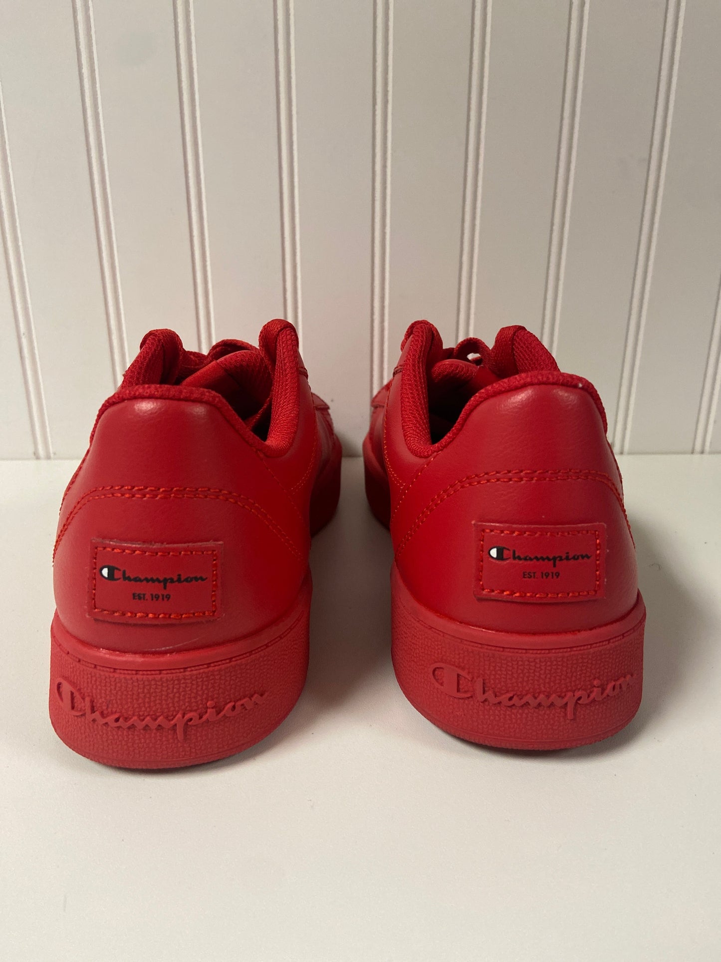 Shoes Sneakers By Champion In Red, Size: 8.5