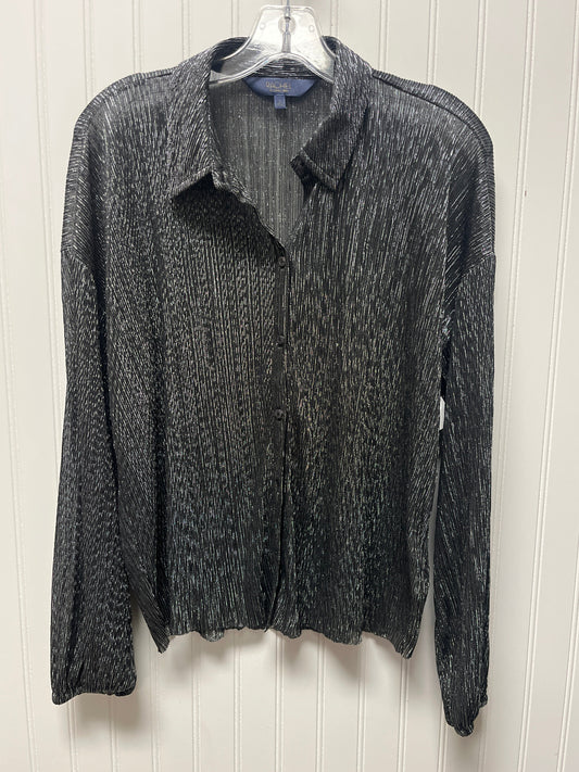 Top Long Sleeve By Rachel Roy In Silver, Size: S