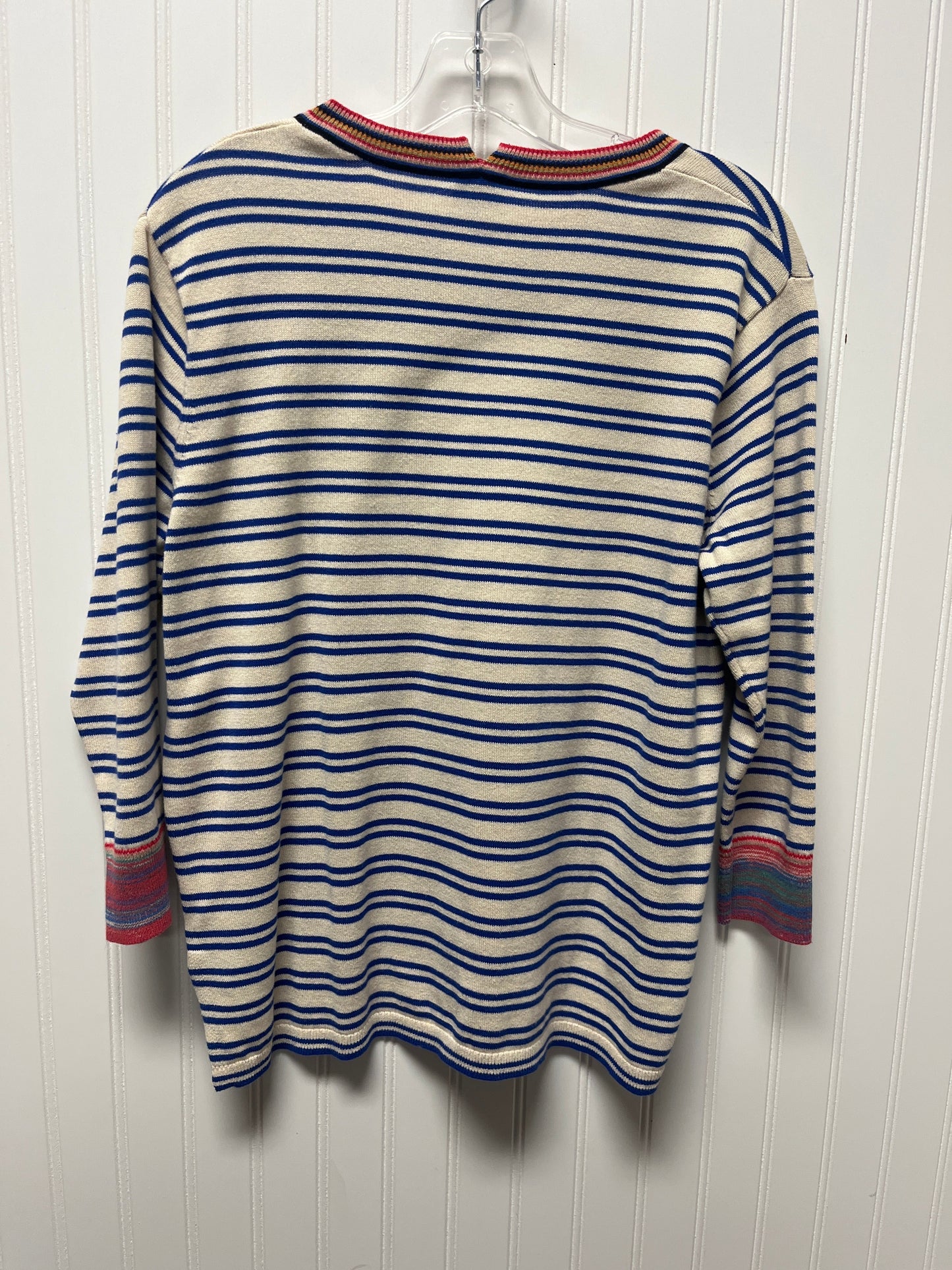 Sweater By Cabi In Striped Pattern, Size: Xs