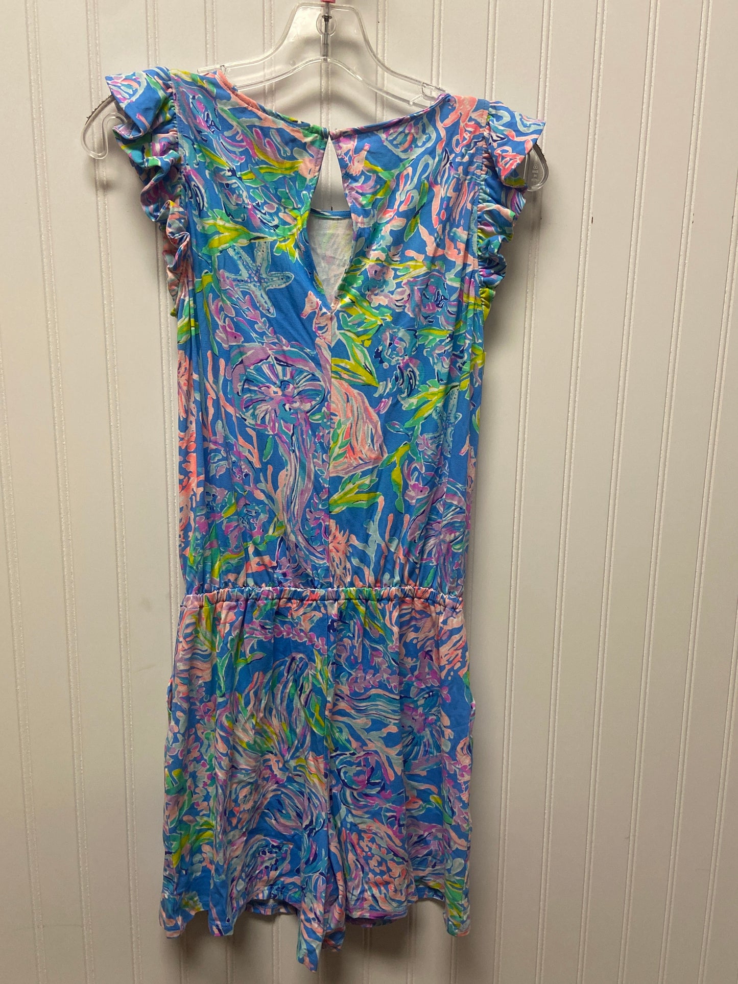 Romper Designer By Lilly Pulitzer In Blue, Size: Xs