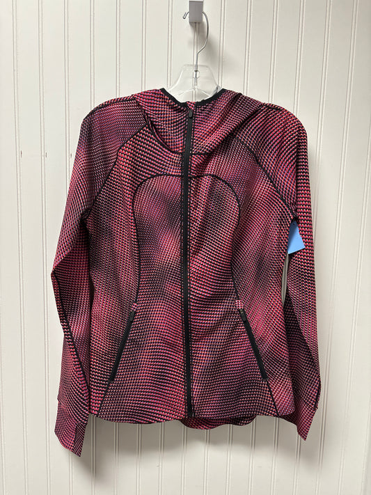 Athletic Jacket By Lululemon In Black, Size: M