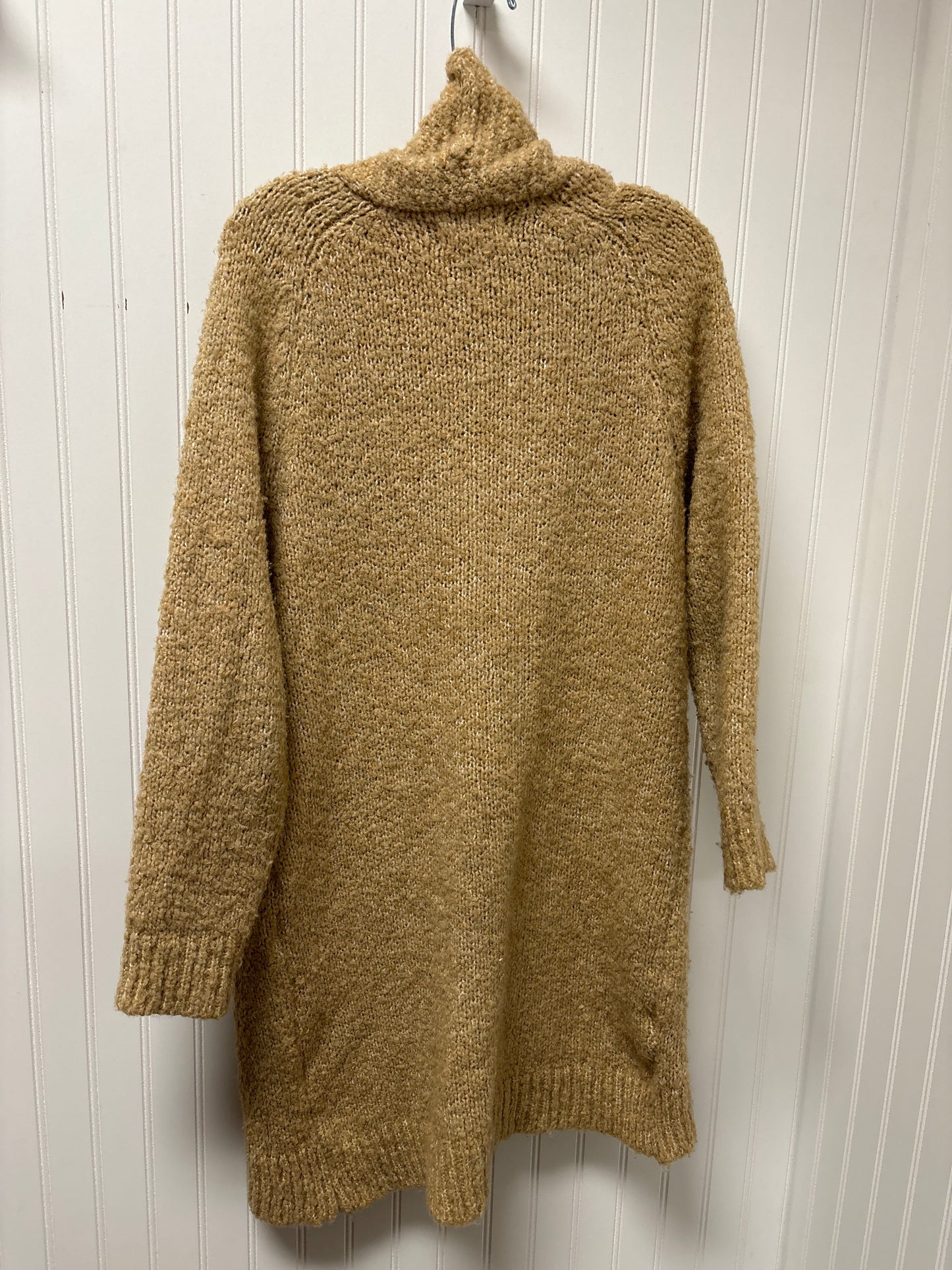 Sweater Cardigan By Anthropologie In Tan, Size: S