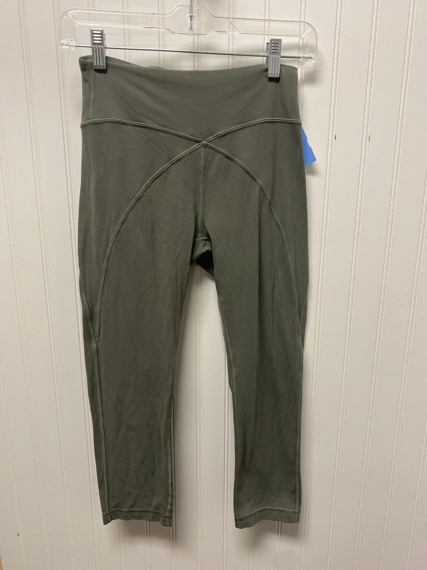 Athletic Capris By Lululemon In Green, Size: S