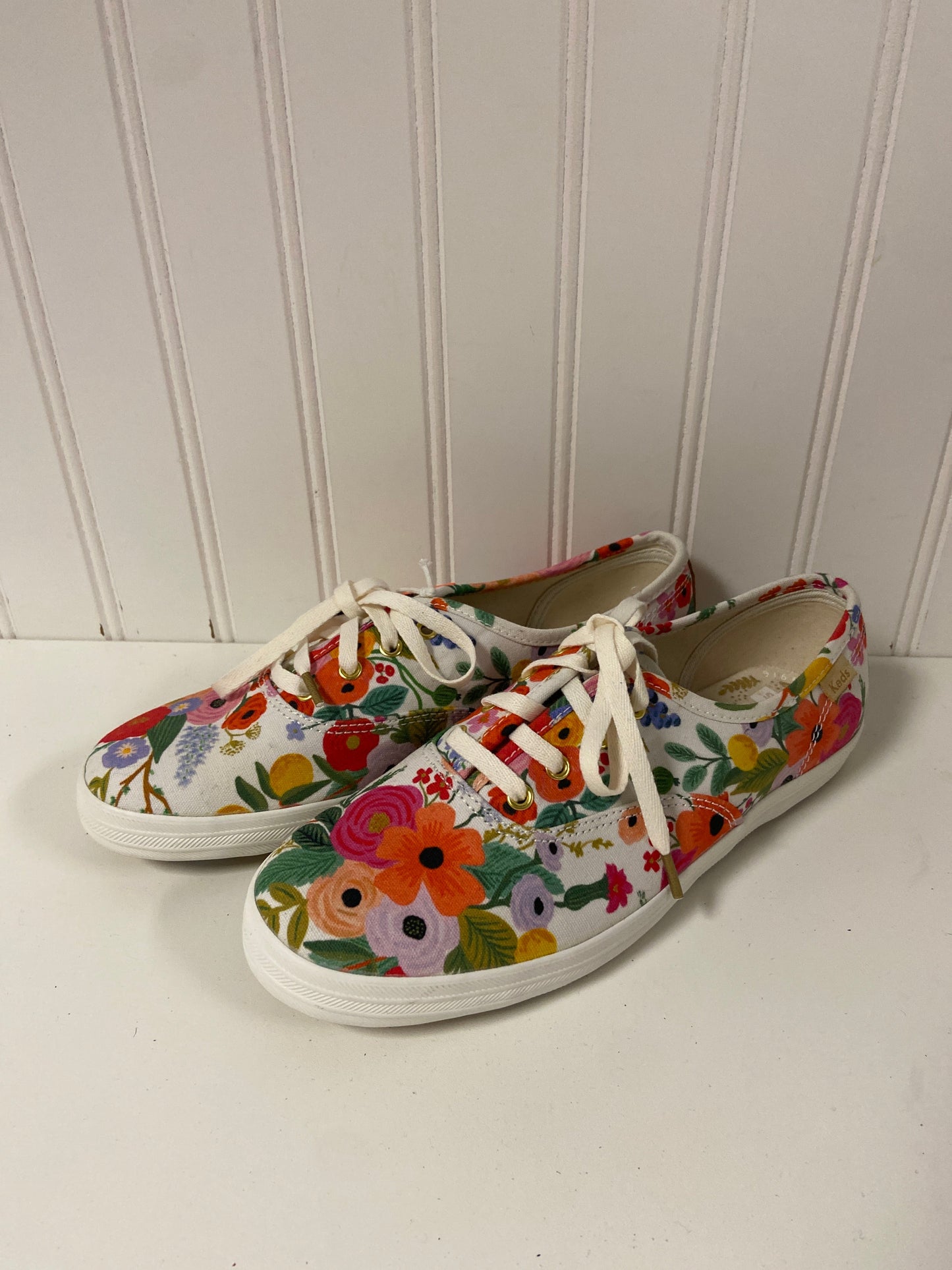 Shoes Sneakers By Keds In Floral Print, Size: