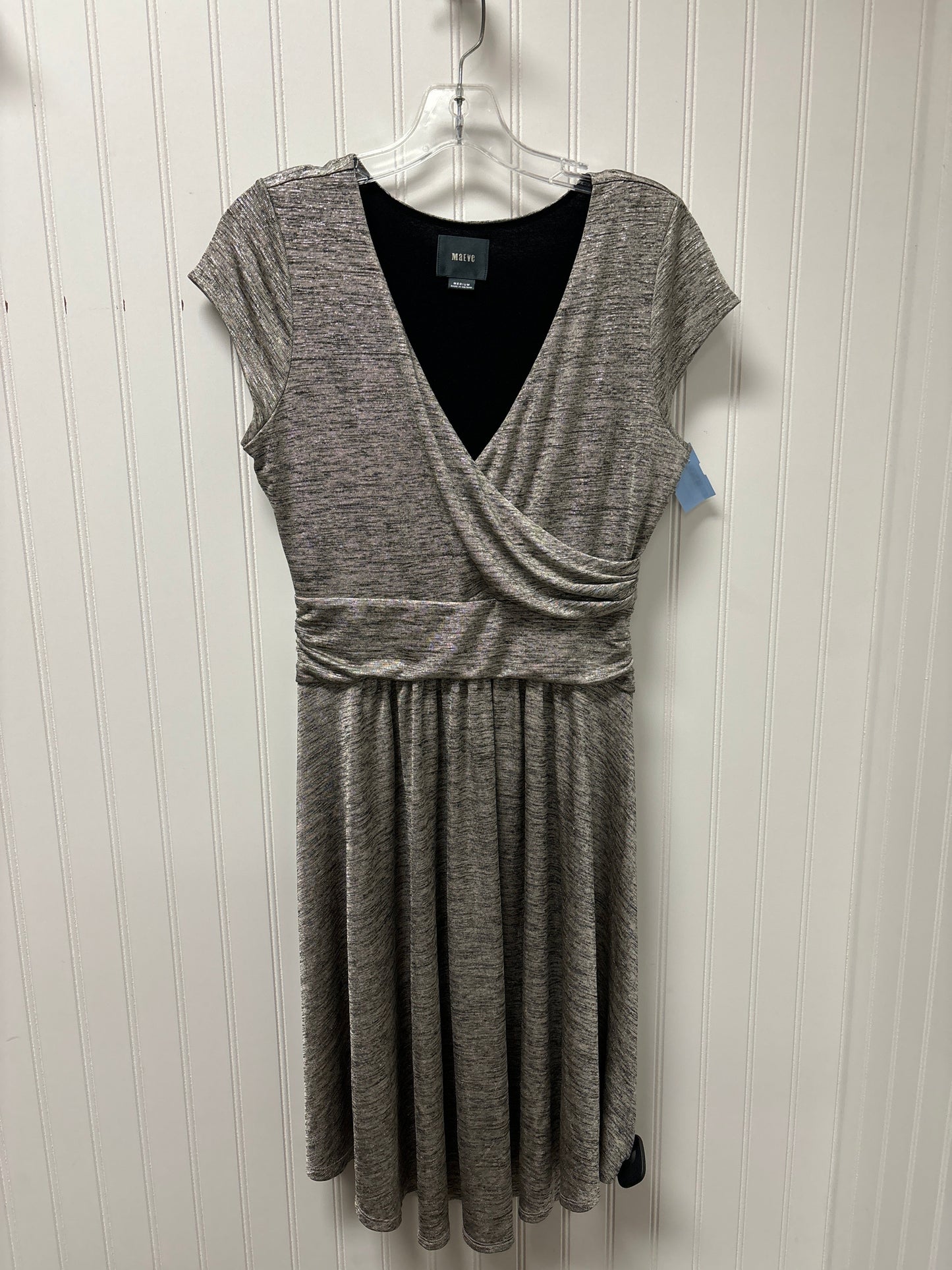 Dress Party Short By Maeve In Silver, Size: M