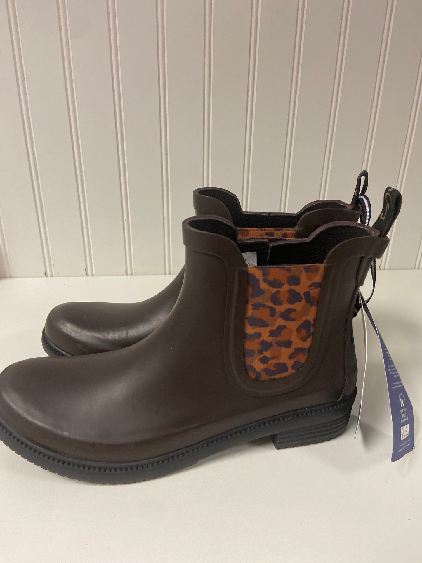 Boots Rain By Joules In Brown, Size: 7