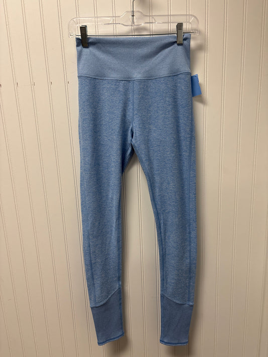 Athletic Leggings By Alo In Blue, Size: M