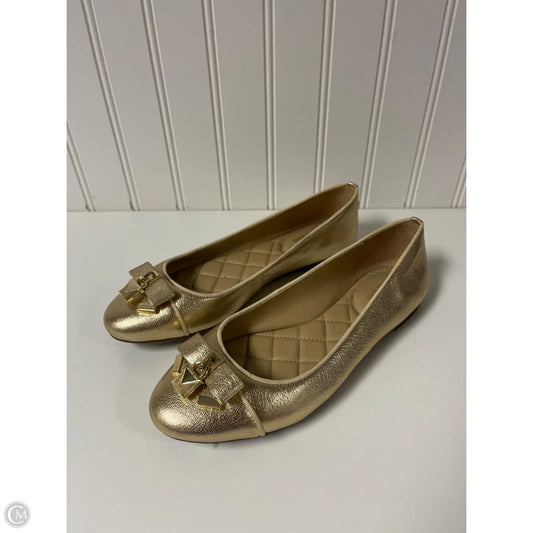 Shoes Flats By Michael By Michael Kors In Gold, Size: 6.5