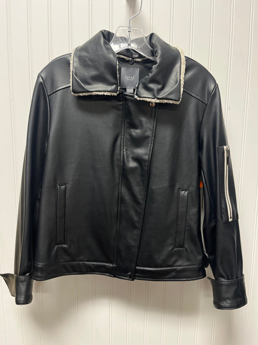 Jacket Leather By Lysse In Black, Size: M