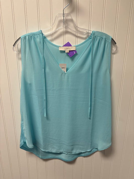 Blue Top Sleeveless Loft, Size Xs