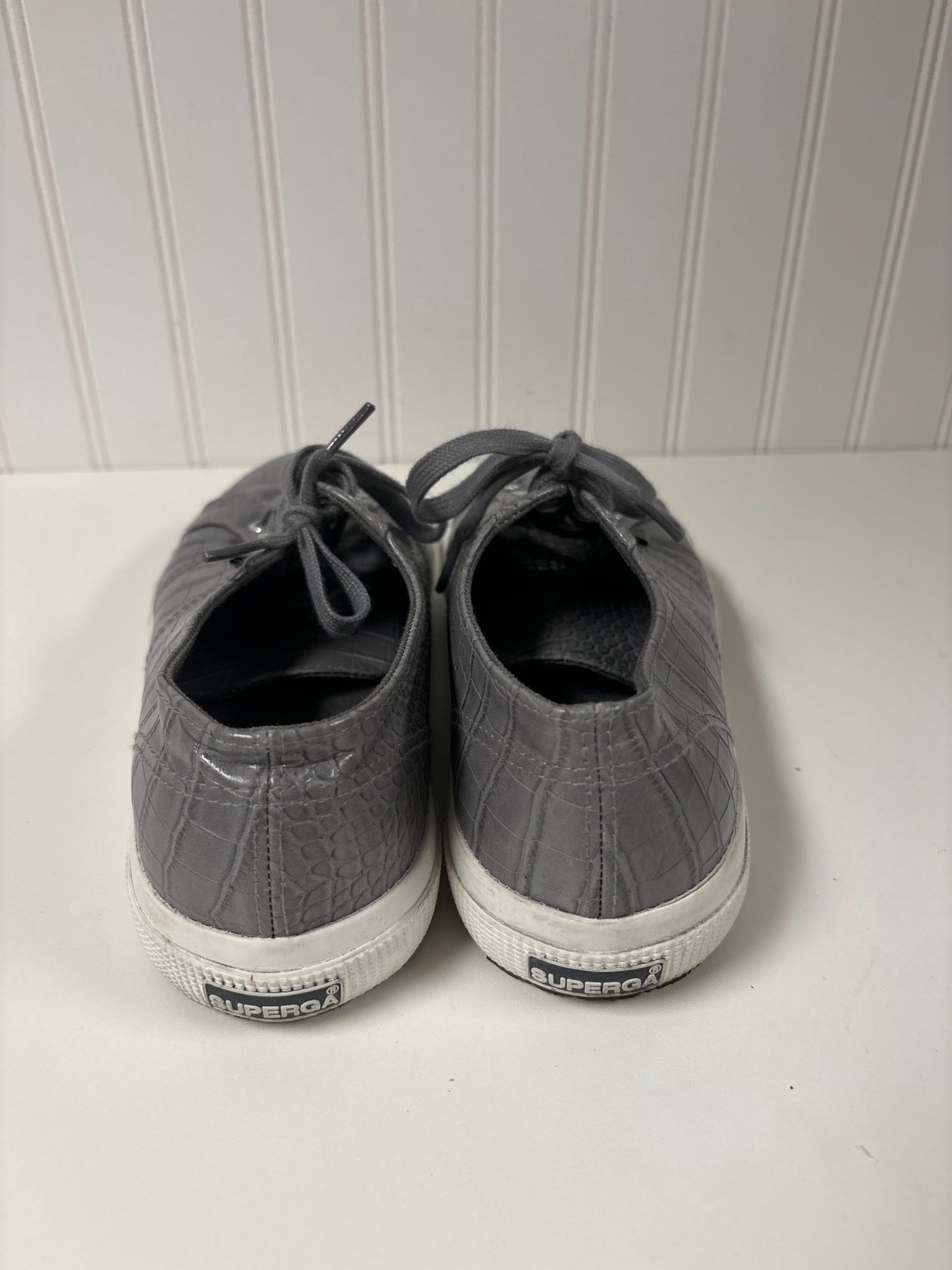 Grey Shoes Sneakers Superga, Size 9