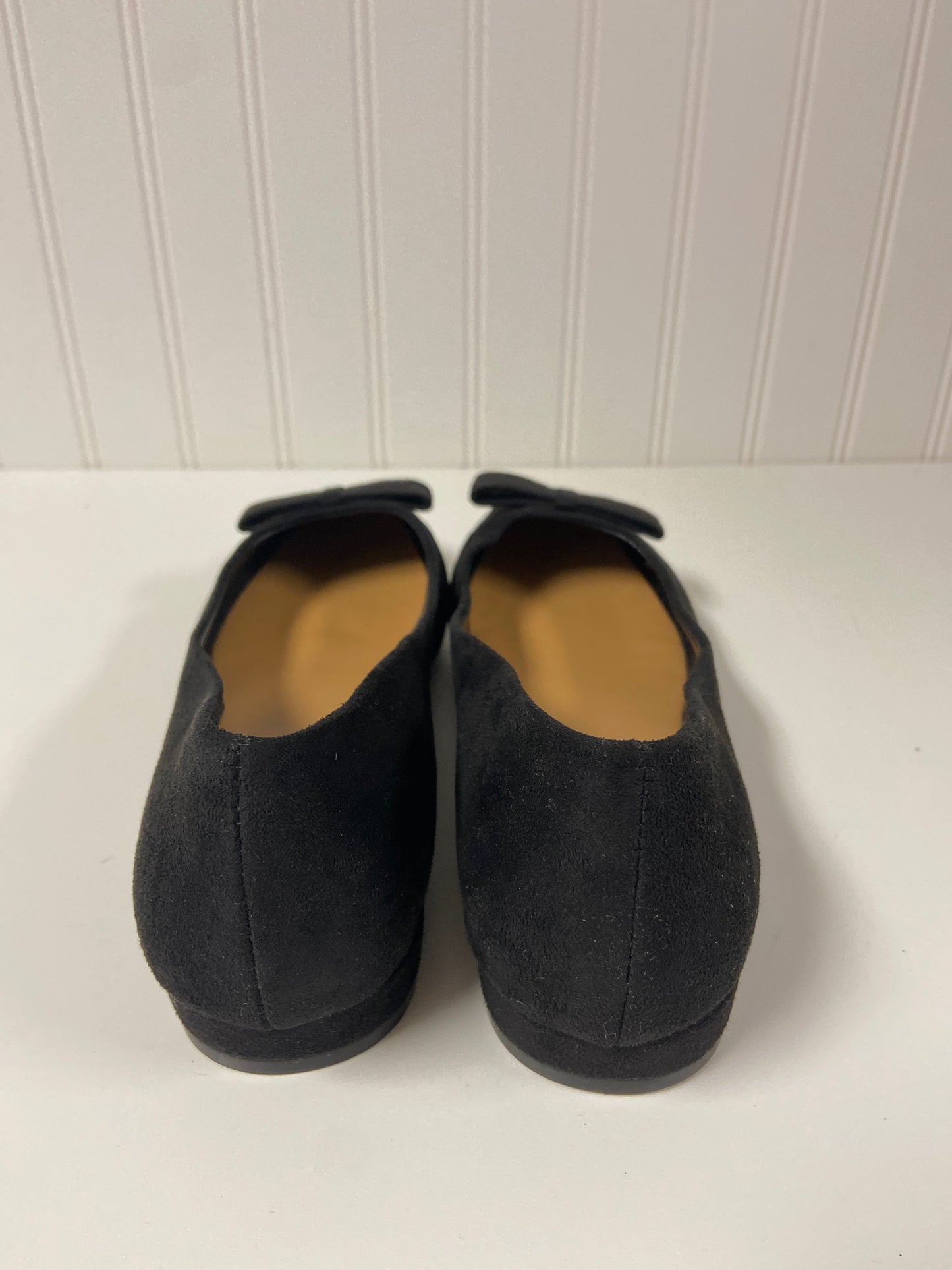 Black Shoes Flats Comfortview, Size 8.5
