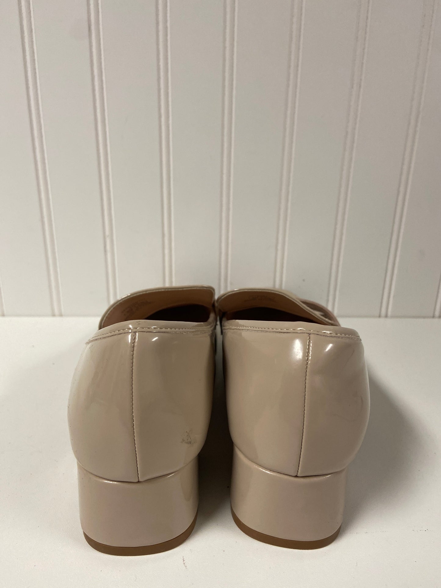 Taupe Shoes Heels Block Zara, Size 6.5