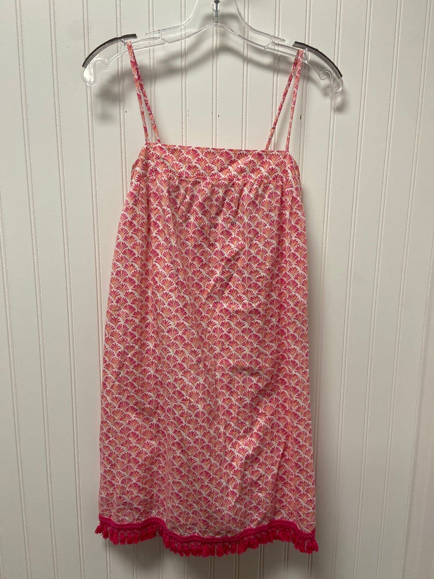 Pink & White Dress Casual Short Vineyard Vines, Size S