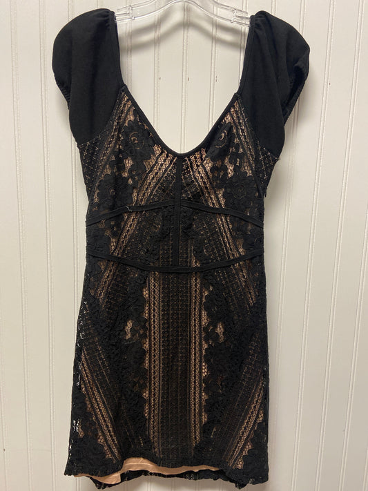 Black & Cream Dress Casual Short Free People, Size 8