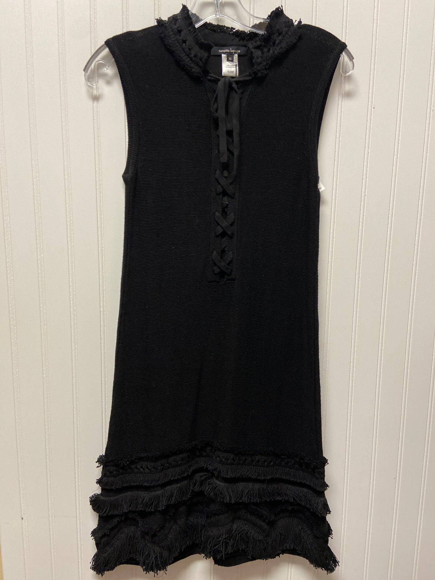 Black Dress Designer Nanette Lepore, Size Xs