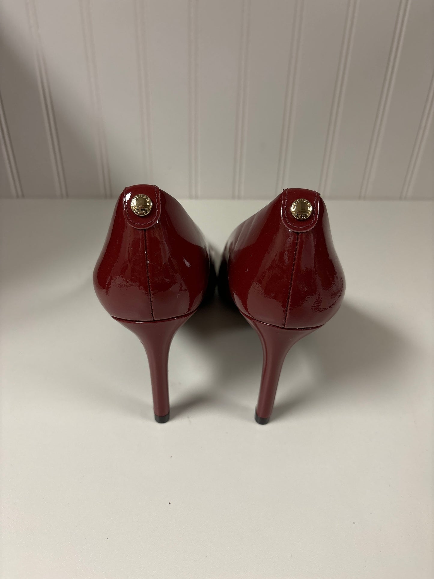 Red Shoes Heels Stiletto Michael By Michael Kors, Size 6