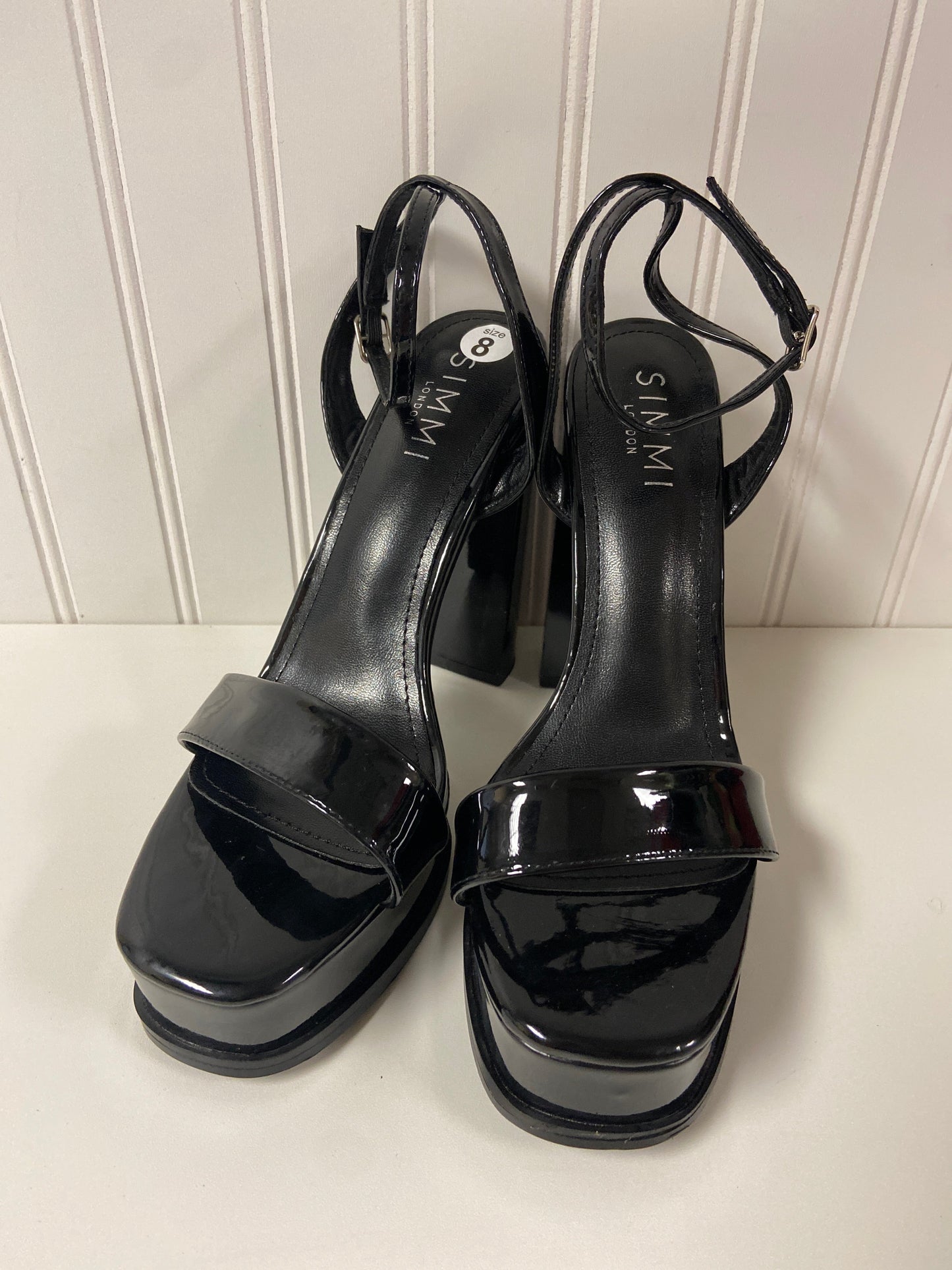 Shoes Heels Block By Clothes Mentor In Black, Size: 8