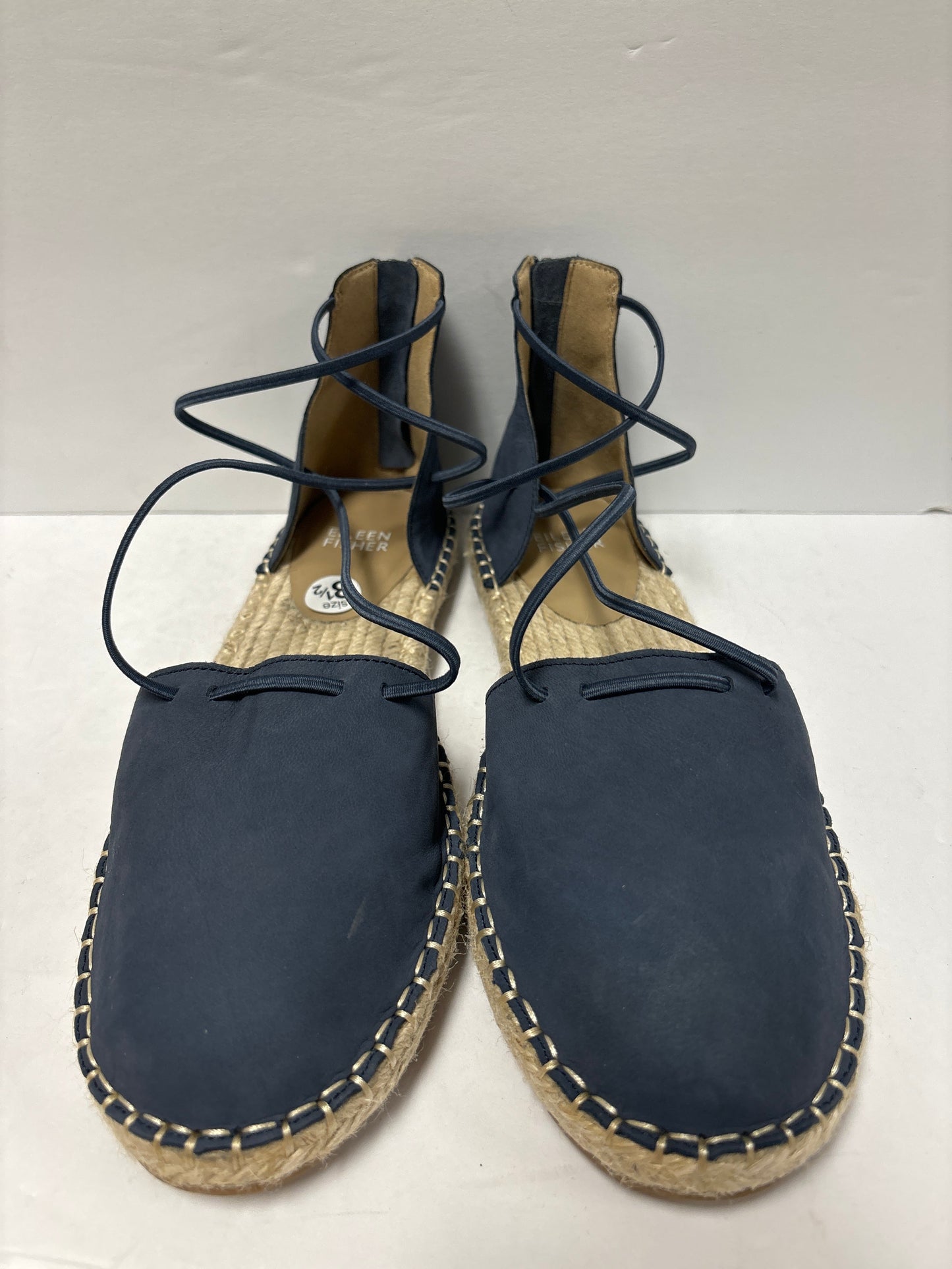 Blue Shoes Flats Eileen Fisher, Size 8.5