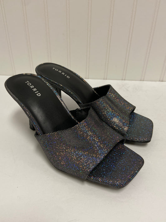 Multi-colored Shoes Heels Kitten Torrid, Size 7