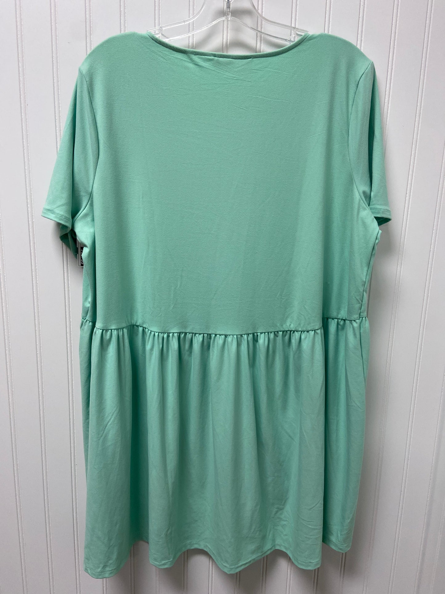 Green Tunic Short Sleeve Zenana Outfitters, Size 2x