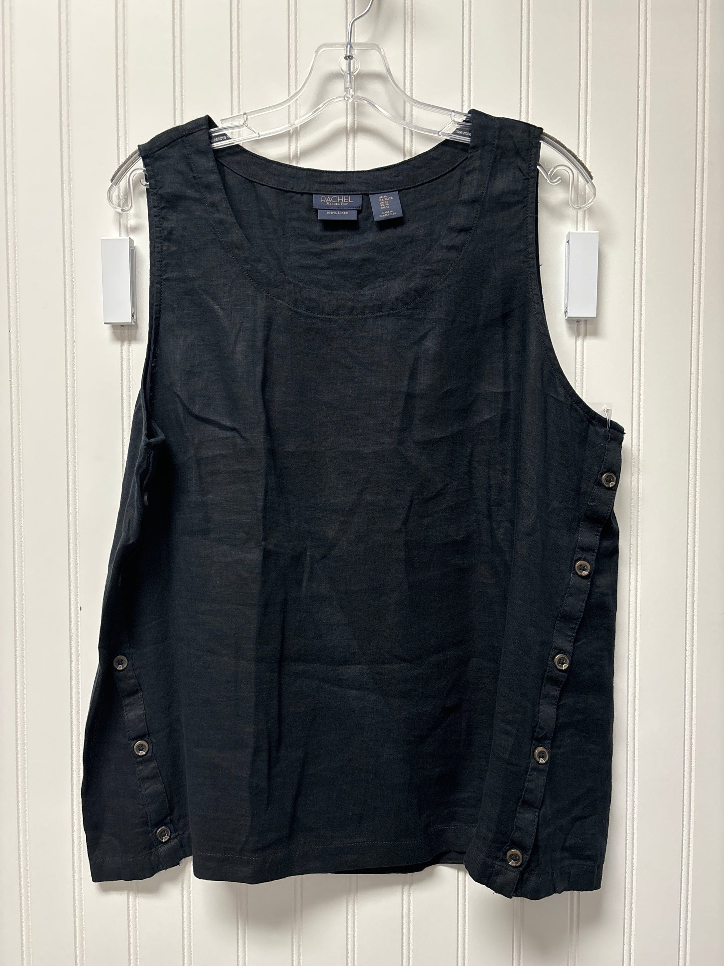 Top Sleeveless Designer By Rachel Roy In Navy, Size: Xl