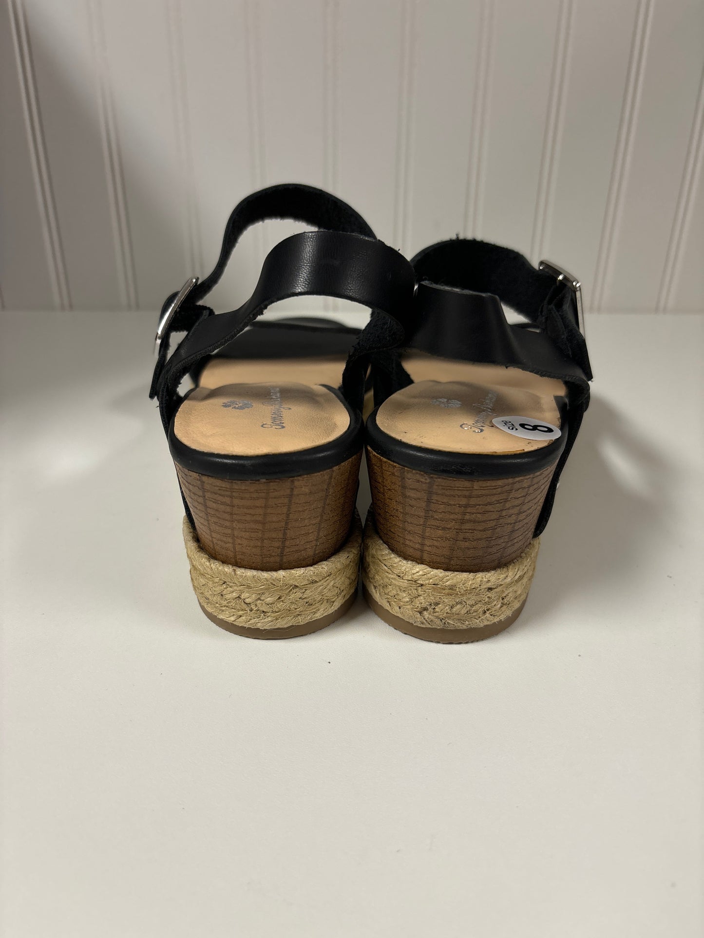 Black & Tan Shoes Heels Wedge Tommy Bahama, Size 8