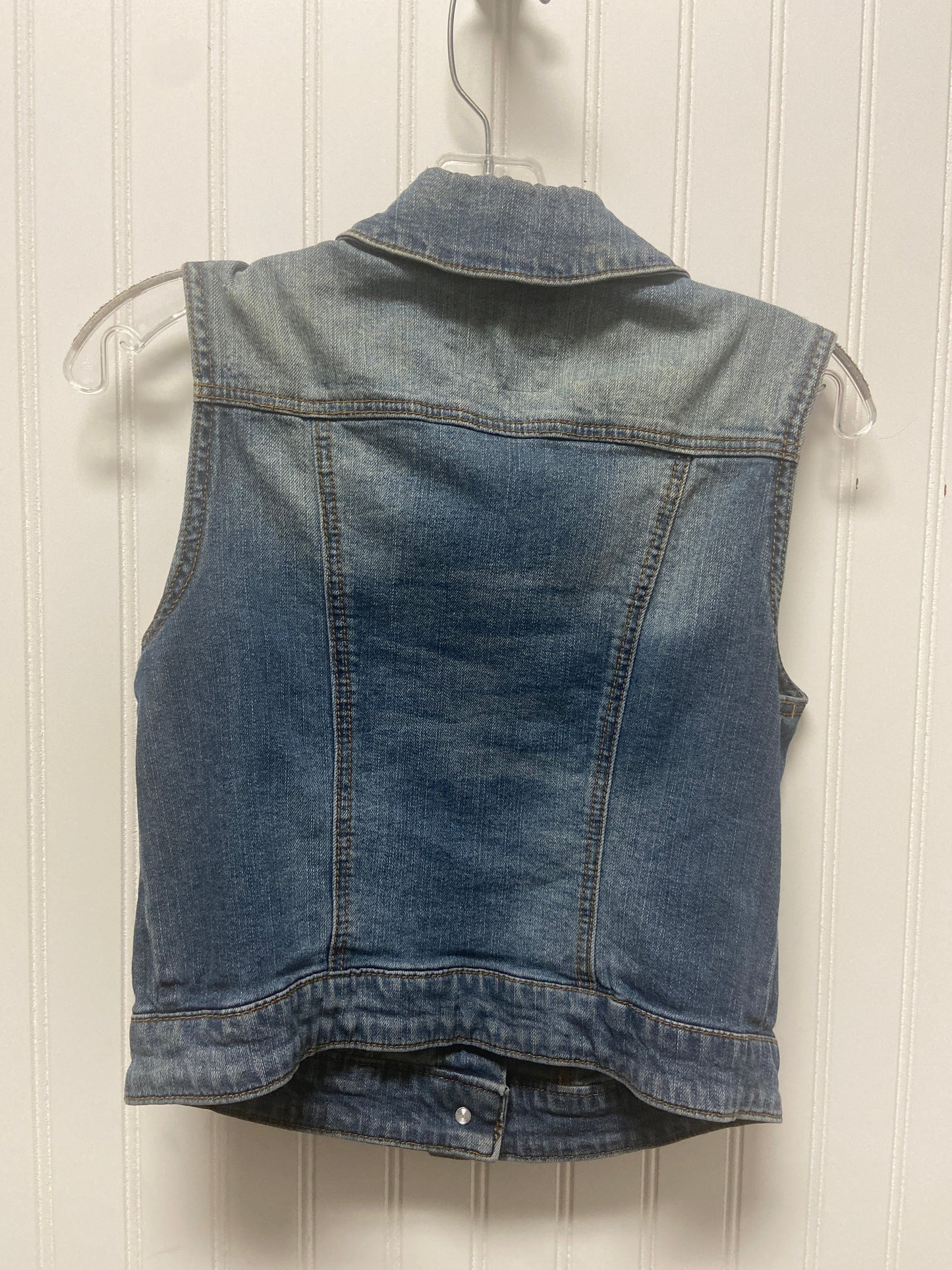 Vest Other By Mossimo In Blue Denim, Size: M