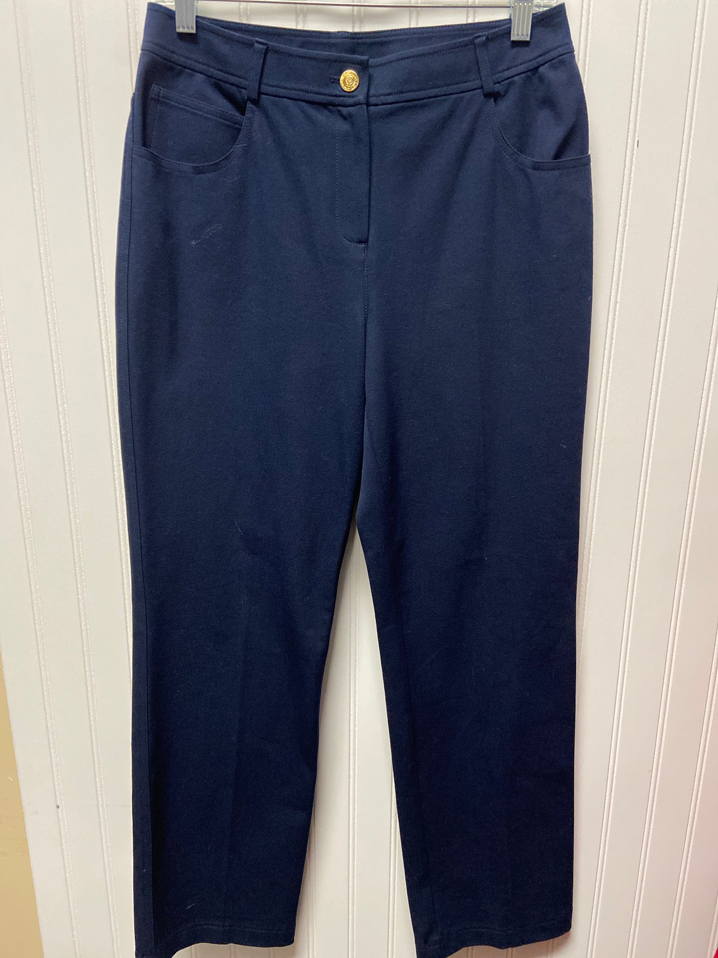 Pants Luxury Designer By St John Collection In Navy, Size: 4